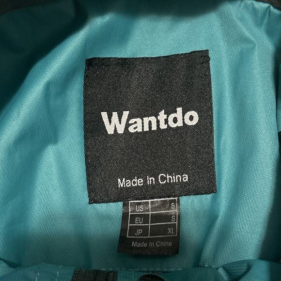 Wantdo Waterproof Ski Jacket Coat Blue Grey Mens Size Small Snowboarding - Picture 2 of 5